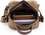 XINCADA Mens Bag Messenger Bag Canvas Shoulder Bags Travel Bag Man Purse Crossbody Bags for Work Business - Image 3